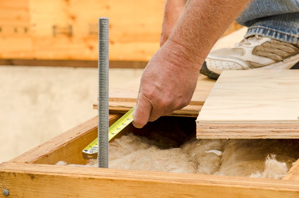Commercial carpentry at work